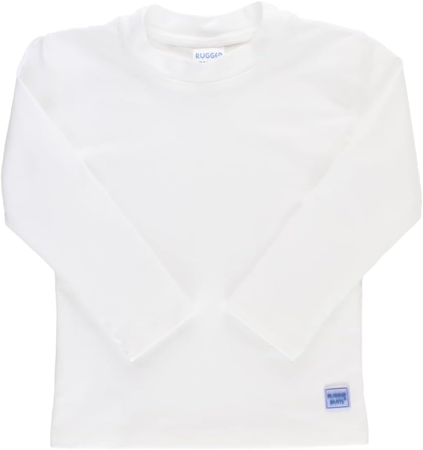 RUGGEDBUTTS Baby Boys Long Sleeve Rash Guard Swim Shirt UPF 50