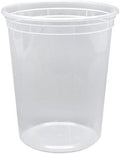 Karat 24oz Clear PP Injection Molded Round Deli Containers - Bulk Case