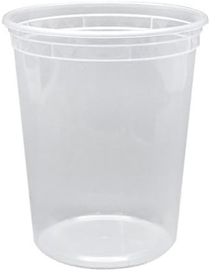 Karat Clear 24oz Deli Containers with Lids - 240 Count Pack