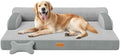 XL Orthopedic Dog Bed Extra Large - Cooling Memory Foam Bolster Bed