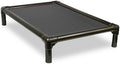 Chewproof Dog Bed 30in x 20in - Walnut PVC Frame, Smoke Cordura