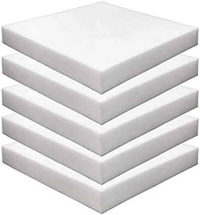 High Density Upholstery Foam 5-Pack for Cushions and Seating
