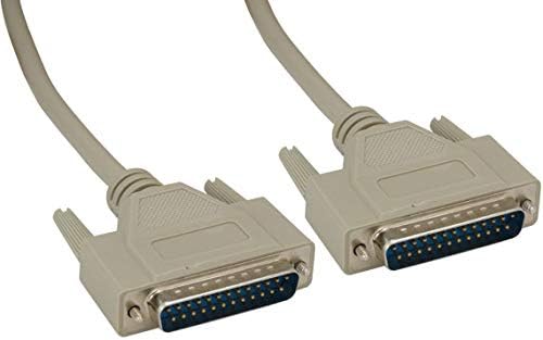 DB25 M/M RS-232 Serial Cable - 100 Foot Length for Connectivity