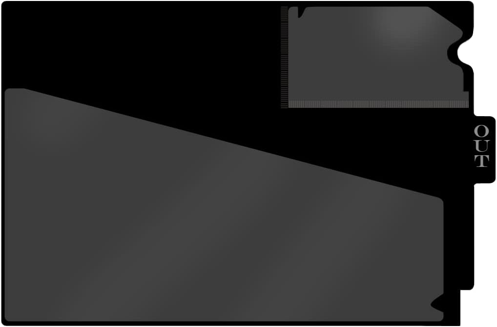 Doctor Stuff Center Tab Vinyl Outguides for Organized Filing