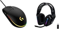 Logitech G203 Wired Mouse + G733 Wireless Headset Bundle - Gaming