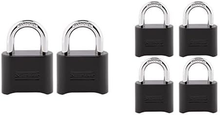 Master Lock Combination Padlock Bundle for Indoor and Outdoor Use