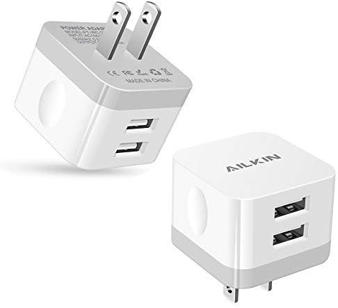 Fast Charging Dual Port USB Wall Plug - AILKIN