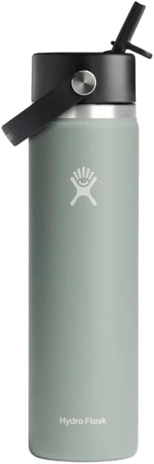 Hydro Flask Wide Flex Straw Cap 24 Oz Bottle for Cold Drinks