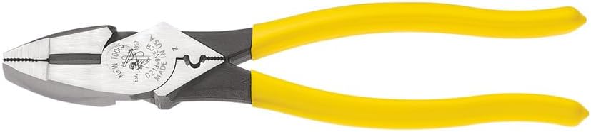 Klein Tools D213-9NE-CR Lineman's Crimping Pliers for Professionals
