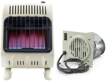 Mr. Heater 20K-30K BTU Natural Gas Heater with Blower - Instant Warmth