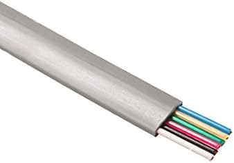 Flat Modular Cable Cord 6 Conductor Stranded Copper 50ft Roll