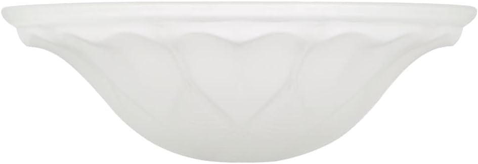 Frosted Replacement Glass Shade for Medium Base Socket Lamps