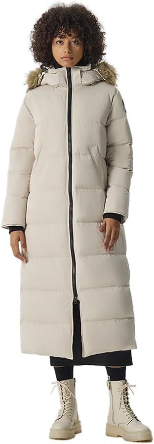 Fitouch Women's Waukee Long Down Coat Parka Jacket for Cold Weather