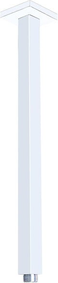 Chrome Shower Arm with Flange and Teflon Tape 16 in - High Ceiling