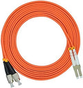 100 Meters 328ft LC to FC Duplex OM1 Multimode Fiber Optic Cable