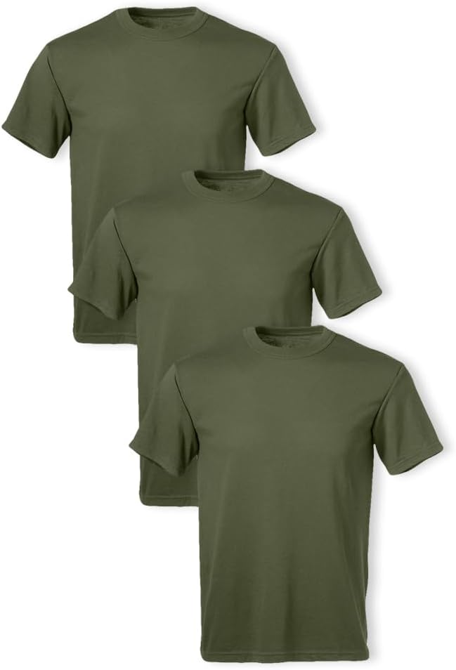 Soffe Men's 3 Pack Military Tee - Durable Comfort & Style
