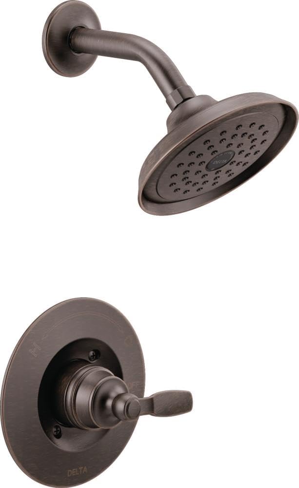 Delta Woodhurst 14 Series Shower Faucet Set in Oil Rubbed Bronze