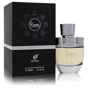 Afnan Rare Carbon Eau De Parfum Spray for Men - 3.4 Ounce