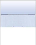 Business Voucher Check Stock - 2500 Sheets, Check in Middle Blue