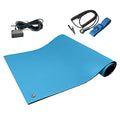 RubberStat Dual Layer ESD Workstation Mat Kit 48ftx60ft Blue - Full