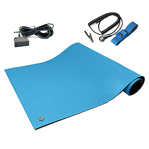 RubberStat ESD Compliant Workstation Mat Kit for Soldering Tasks
