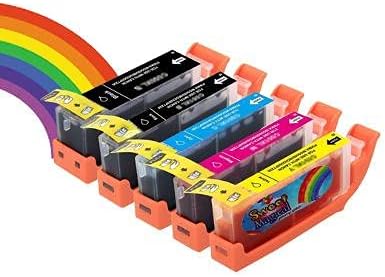 S&M 280/281 5 Pack Cartridges for Canon Printer - Wafer Paper