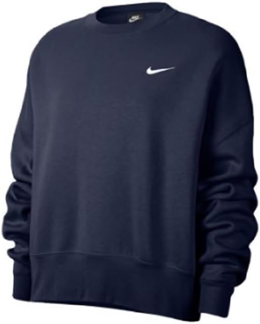 Nike Women's Roomy Crew Sweatshirt | Relaxed Fit, Navy