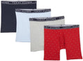Mens Cotton Stretch 4-Pack Boxer Brief - Tommy Hilfiger