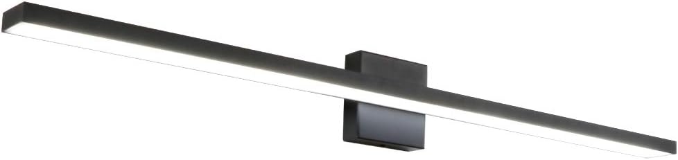Modern LED Black Vanity Light for Bathroom by Ralbay - 40in