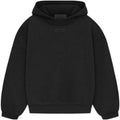 ESSENTIALS Pullover Hoodie Cotton Blend for Men - Oversized Black