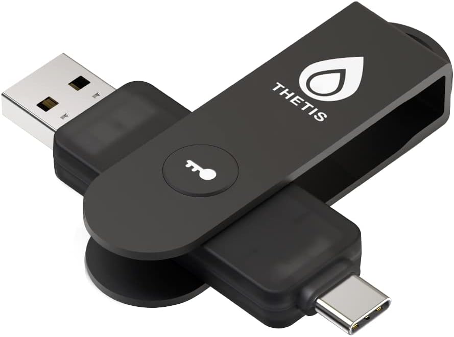 Thetis Pro FIDO2 Security Key for Two Factor Authentication