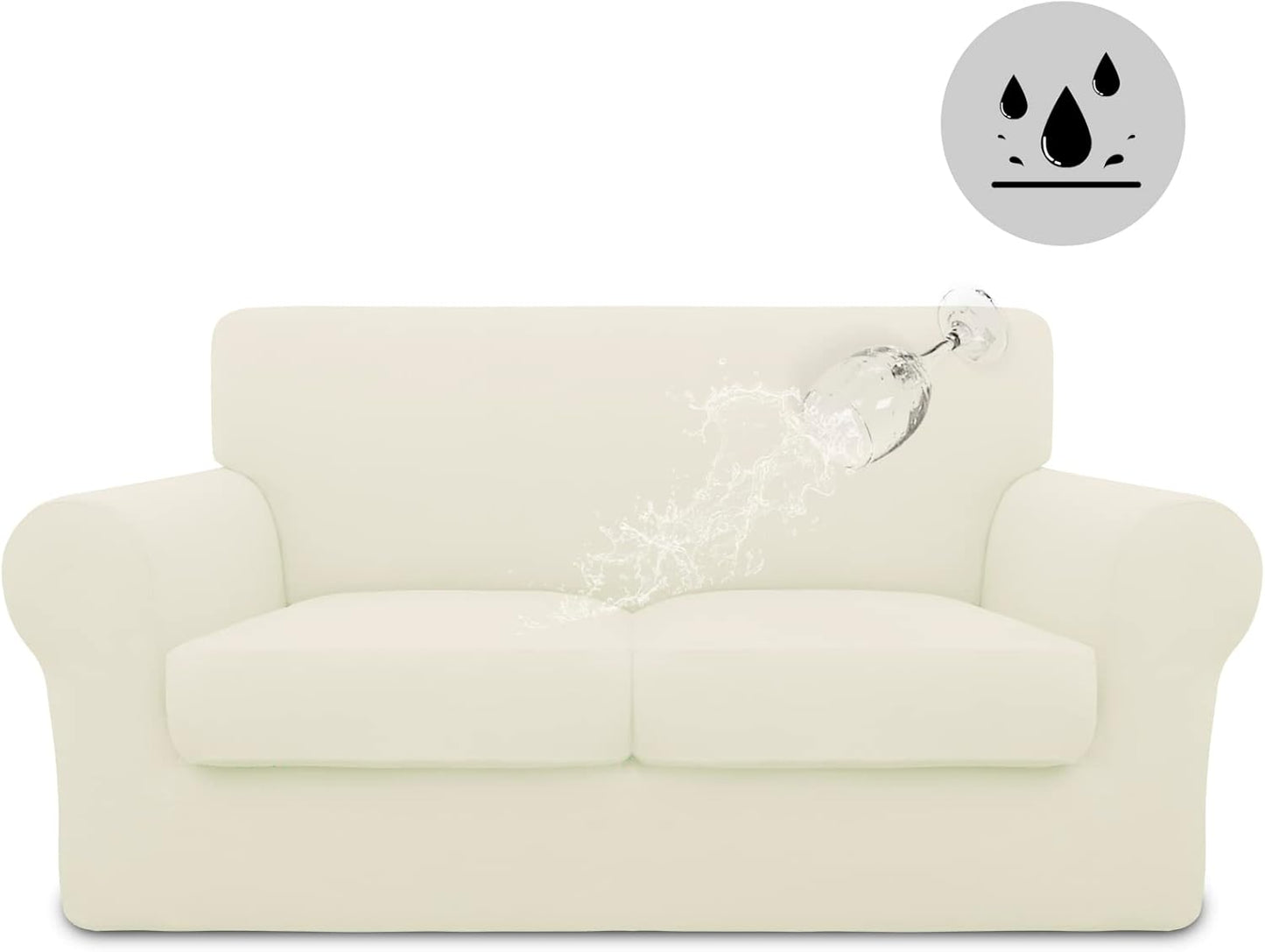 Easy-Going 100% Waterproof Loveseat Cover for Pets and Kids