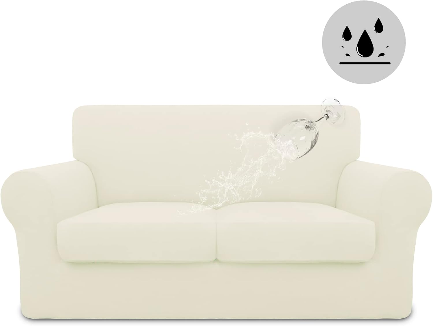 Easy-Going 100% Waterproof Loveseat Cover for Pets and Kids