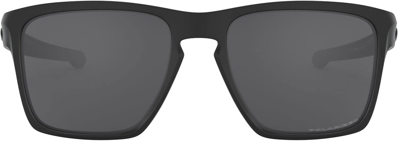 Oakley Man Sunglasses with Matte Black Frame and Grey Lenses