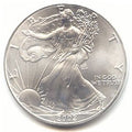 2002 1 oz American Silver Eagle.999 Fine Silver Dollar - Collectible