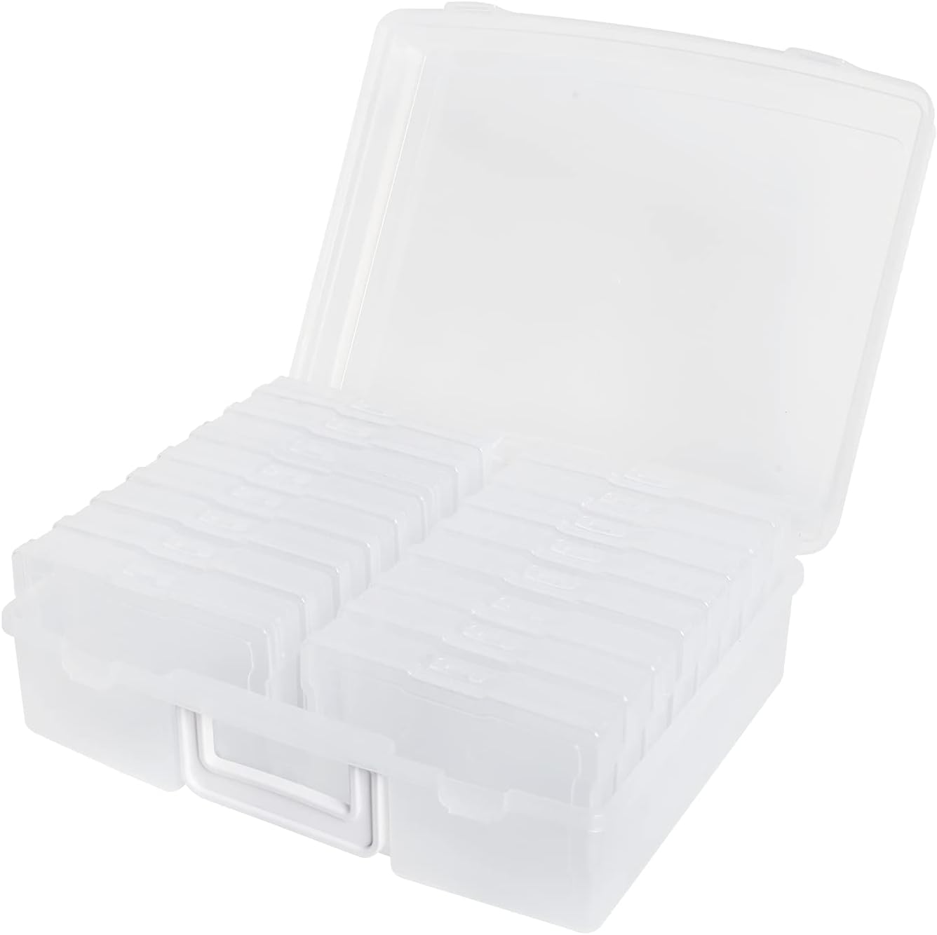 Clear 4x6 Photo Organizer with Handle for 1600 Photos