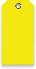 15 Mil Waterproof Plastic Tags 3 x 6 Pack of 100 - Heavy Duty Labeling