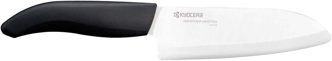 Kyocera FK-140-WH Ceramic Santoku Knife for Every Cook