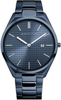 BERING Men Ultra Slim Analog Quartz Watch - 4.8 mm Slim Case