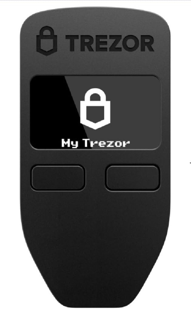 Trezor Model One Cryptocurrency Hardware Wallet for Secure Storage