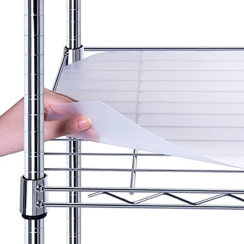 Heavy Duty Wire Shelf Liner Set of 5 for 18in X 48in Shelves