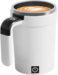 Self-Stirring Coffee Mug: Auto Mix, Temp Display