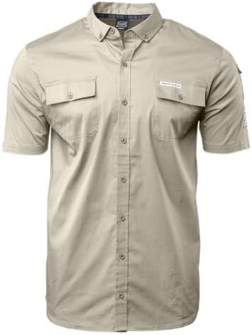 Grunt Style Men's Garage Button Down: Comfort Meets Patriotism