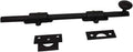 QCAA Solid Brass Dutch Door Bolt, 10ft Matte Black - Sturdy Security
