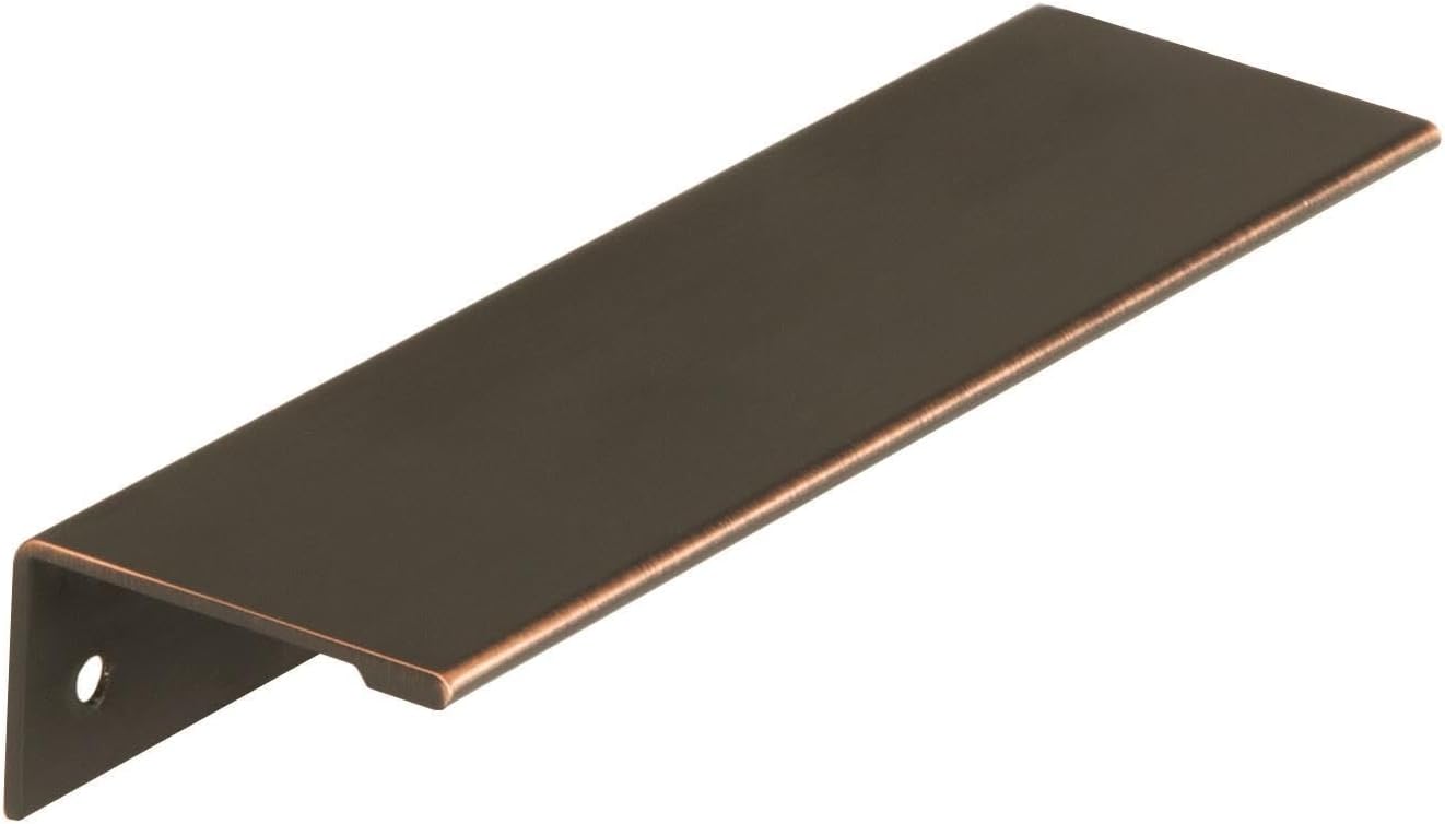 Amerock Edge Pulls 5-1/16 inch Oil-Rubbed Bronze Cabinet Pulls