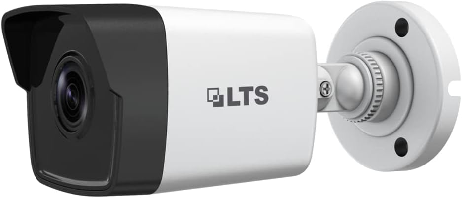 LT Security 4MP HD IP Bullet Network Camera with Built-in Mic