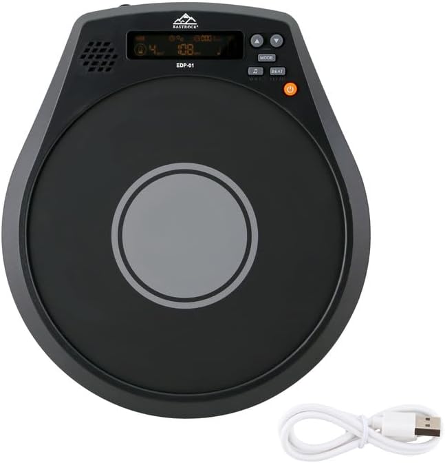 EASTROCK Electronic Practice Drum Pad for Beginners and Pros