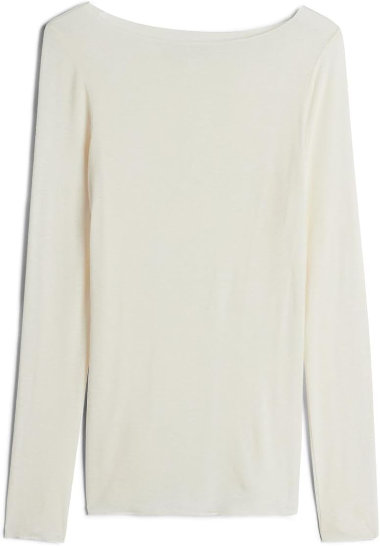 Ultralight Cashmere Boat Neck Top for Effortless Elegance