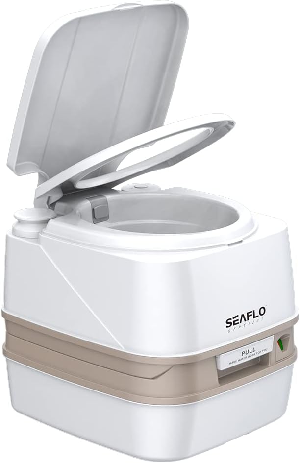 SEAFLO Portable Toilet for RV, Boat, and Camping Adventures
