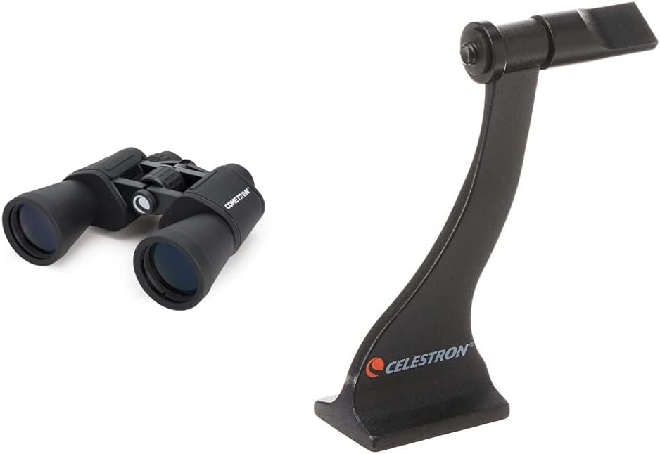 Celestron Cometron 7x50 Binoculars with Tripod Adapter for Stargazing